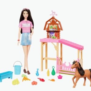 Barbie Mysteries The Great Horse Chase Pink Doll & Horse Playset